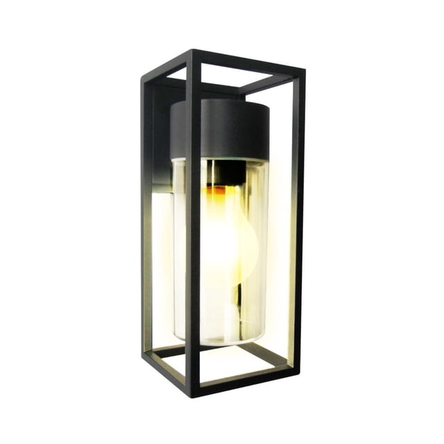 Lampara de pared ARBOTANTE TECNOLITE TIPO FAROL negro