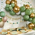 thumbnail image 5 of YANSION Birthday Decorations for Girls Women, Sage Green Birthday Party Decorations with Birthday Balloons, Happy Birthday Decorations Banner, Peper Pom Poms for Baby Boy Men Birthday Decorations, 5 of 7