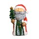 thumbnail image 1 of Figurita de resina de Papá Noel y muñeco de nieve Decoración navideña de mesa para el escritorio de la oficina en casa Regalo festivo para las fiestas, 1 of 7