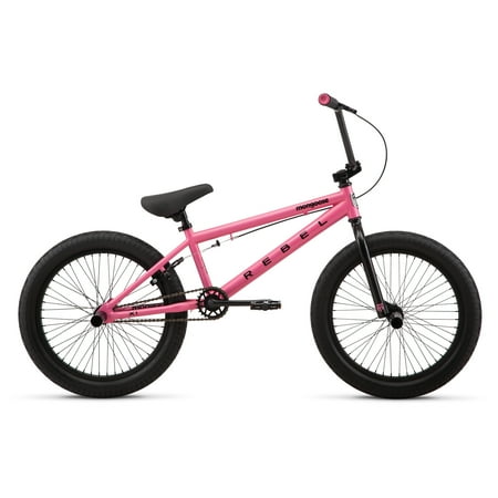 Mongoose Rebel X1 BMX Bike, 20-in. Wheels, Kids Ages 7-14 Years, Pink Child Bicycle
