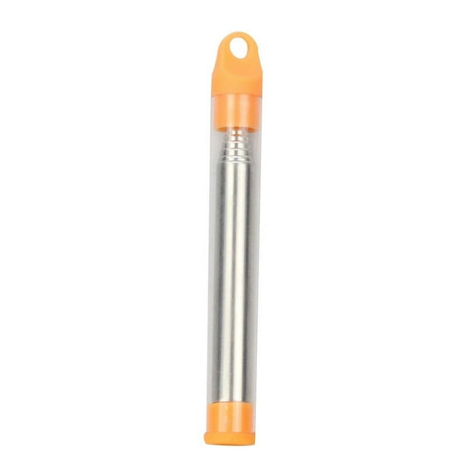 Fuelle de Bolsillo 3 Piezas Tubo de Fuego Bolsillo de Acero Inoxidable Supervivencia Soplando Tubo de Fuego Tubo Telescópico Herramienta de Arranque de Fuego para Acampar Picnic Senderismo Barbacoa