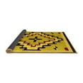 thumbnail image 2 of Ahgly Company Indoor Round Southwestern Yellow Country Area Rugs, 8' Round, 2 of 4