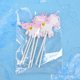 thumbnail image 4 of KAKOWELY 12 piezas de adornos para tartas de unicornio para fiestas, bonitos adornos de papel para tartas de unicornio, recuerdos para fiestas de cumpleaños y bodas., 4 of 4