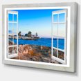 thumbnail image 2 of Design Art - Fenêtre Ouverte sur le Littoral Bleu, 2 of 3
