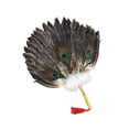 thumbnail image 2 of STARTIST Ancient Chinese Zhuge Liang Feather Fan Adult Feather Handheld Fan for Party E, 2 of 9