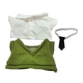thumbnail image 3 of Suéter de punto con figura de peluche y camisa CUTICAT para muñecas 15 cm, 3 of 8