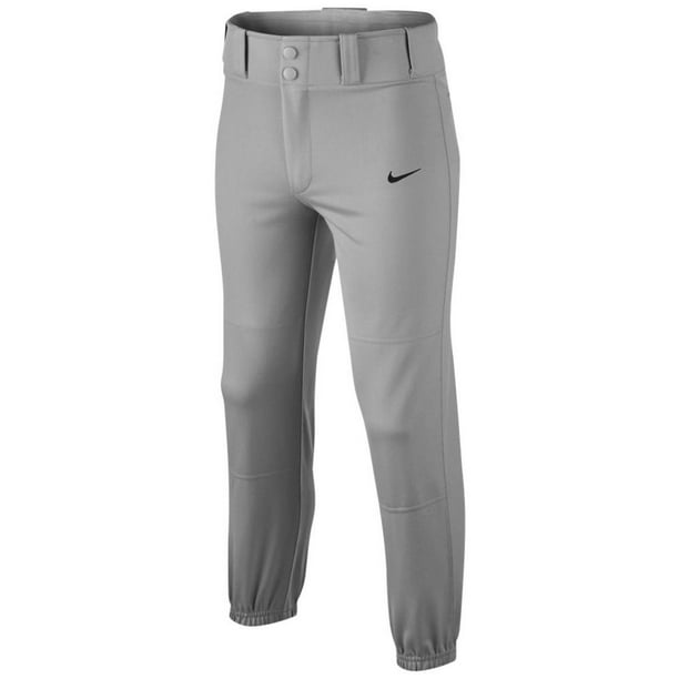 Nike Youth Boy's Core Baseball Dri-Fit Pants, Wolf Grey/Black, Medium ...