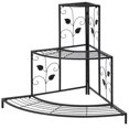 thumbnail image 4 of Costway 3 Tier Floral Corner Plant Stand Metal Flower Pot Rack Stair Display Ladder, 4 of 7