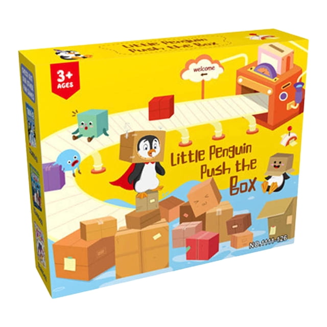 CJiaWei Family Tabletop Game Penguin Slide Iceberg Strategy Board Game For Kids Adults Party Night