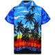 thumbnail image 3 of Camisas hawaianas con estampado de cocoteros para playa, camisas de moda para vacaciones en Hawái con estampado 3D para hombres, ropa de calle, blusa con solapa Y2k, 3 of 5