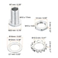 thumbnail image 2 of Uxcell M10 Thread 20mm Tall Hex Hollow Screw Bolts Chandelier Bolt Lamp Fasteners 100 Pack, 2 of 5