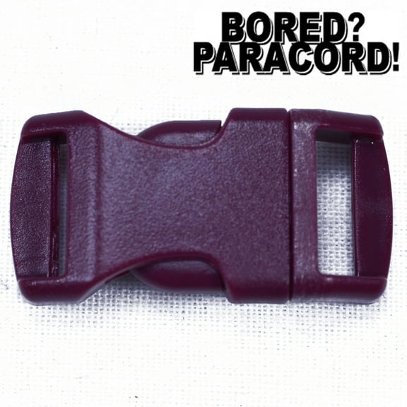 Burgundy 1/2 Inch Buckle - 10 pack - Great for Paracord