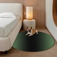 thumbnail image 2 of Round Rugs 3Ft, Green Black Ombre Round Area Rug Washable Indoor Throw Carpet, Modern Gradient Abstract Art Small Non Slip Circle Rug for Bedroom Living Room Home Decor Aesthetic, 2 of 8