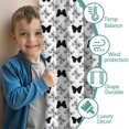 thumbnail image 3 of Blackout Kids Curtains,White Butterfly Black Pattern Childrens Insulated Curtains Set Of 2,Bedroom Essentials,Toddler Room Decor 42"x63", 3 of 5