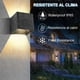 thumbnail image 3 of Lámpara de pared LED, luces de aplique de pared USB, lámparas de noche alimentadas por batería para dormitorio, habitación de niños, pasillo, escalera (negro, 2 unidades), 3 of 5