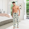 thumbnail image 6 of FORMRS Mens Pajama Pants with Pockets Sleepwear Lounge Bottoms Sizes S-2XL, Light Floral, 6 of 7