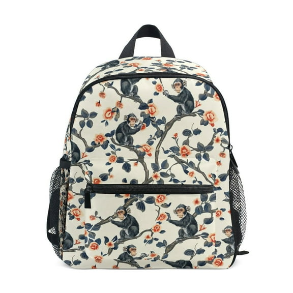 ALAZA Monkey on Branches School Backpack Small Bookbag Mini Bags