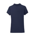 thumbnail image 6 of Port Authority Adult Female Women Plain Short Sleeves Polo True Navy Large, 6 of 6