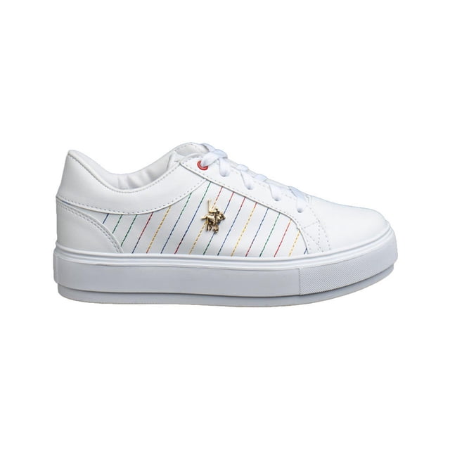 Tenis Mujer POLO CLUB Dama Blanco TIPO ESCOLAR 24.5