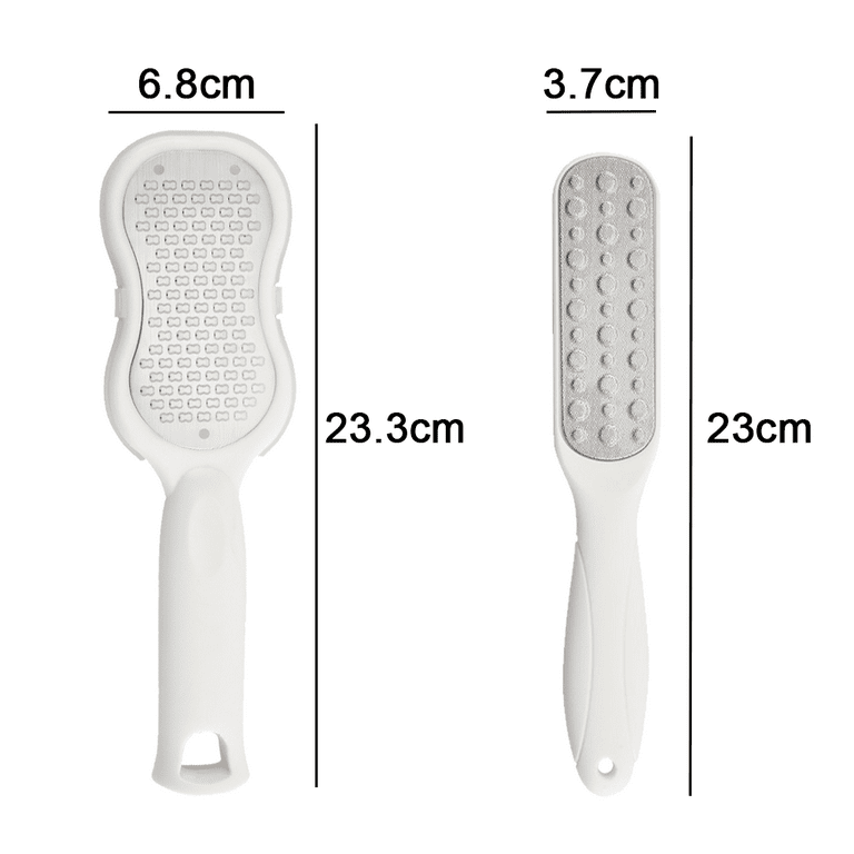 Foot Rasp Foot Files Callus Remover - Professional Foot Care Pedicure  Stainless Steel File to Removes Hard Skin(Double-Sided Pointed)