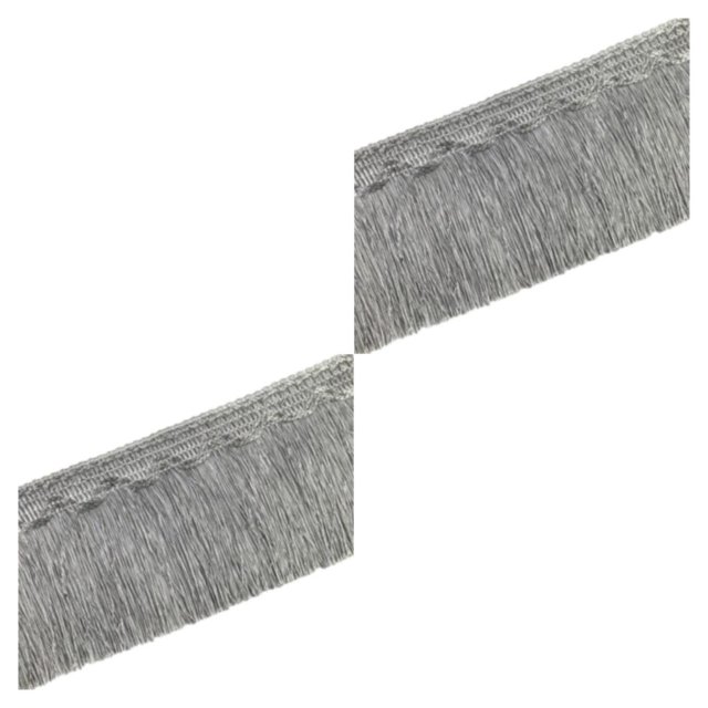 Inteprter Recorte de flecos de borla de poliéster para proyectos de costura con mano de obra fina y gris 5 gris cinco 2Conjunto