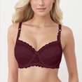 thumbnail image 3 of Aayomet Bralettes for Women Plus Size Bra Adjustable Comfortable Breast Underwear (Red, 36), 3 of 5