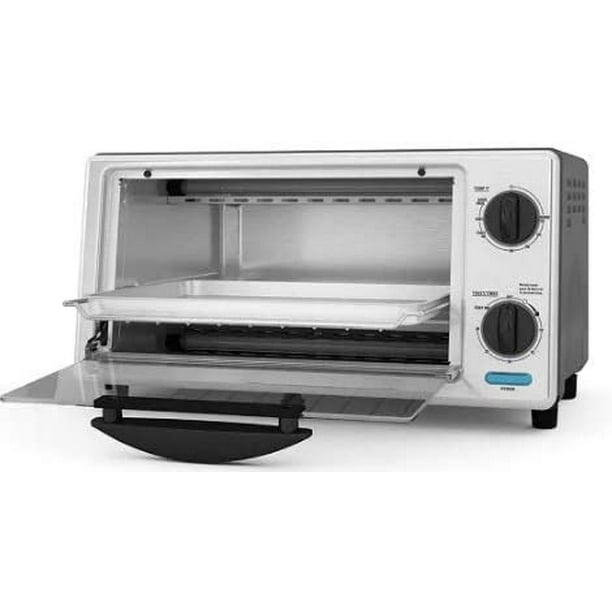BELLA STAINLESS STEEL Toaster Oven, 4Slice
