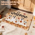 thumbnail image 4 of Ghost Halloween Doormat, Coir Textured Hey Boo Door Mat, Washable Non Slip Entrance Rug, Cartoon Ghost Pumpkin Decor for Front Door Kitchen, 4 of 4