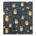 thumbnail image 6 of Yayeee Magnetic Dishwasher Cover for The Front Decoration Home Kitchen Machine Sticker Protector, Orange Fireflies Pattern, 6 of 6