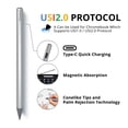 thumbnail image 7 of Penoval USI2.0 Stylus Pen for Chromebook, 4096 Levels Pressure for Lenovo chromebook Duet, ASUS chromebook C436, HP chromebook X360 12b, HP chromebook X360 14b Spare Tip Included, USI2.0, 7 of 7