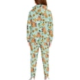 thumbnail image 3 of Uorisanigo Youth Kids Activewear Set 2-piece Long Sleeve Mandala Floral Capybara Pullover Hoodie & Jogger Pants Set Fall Winter Outfits Oversized Girls Boys Sweatsuit Sets, 3 of 7