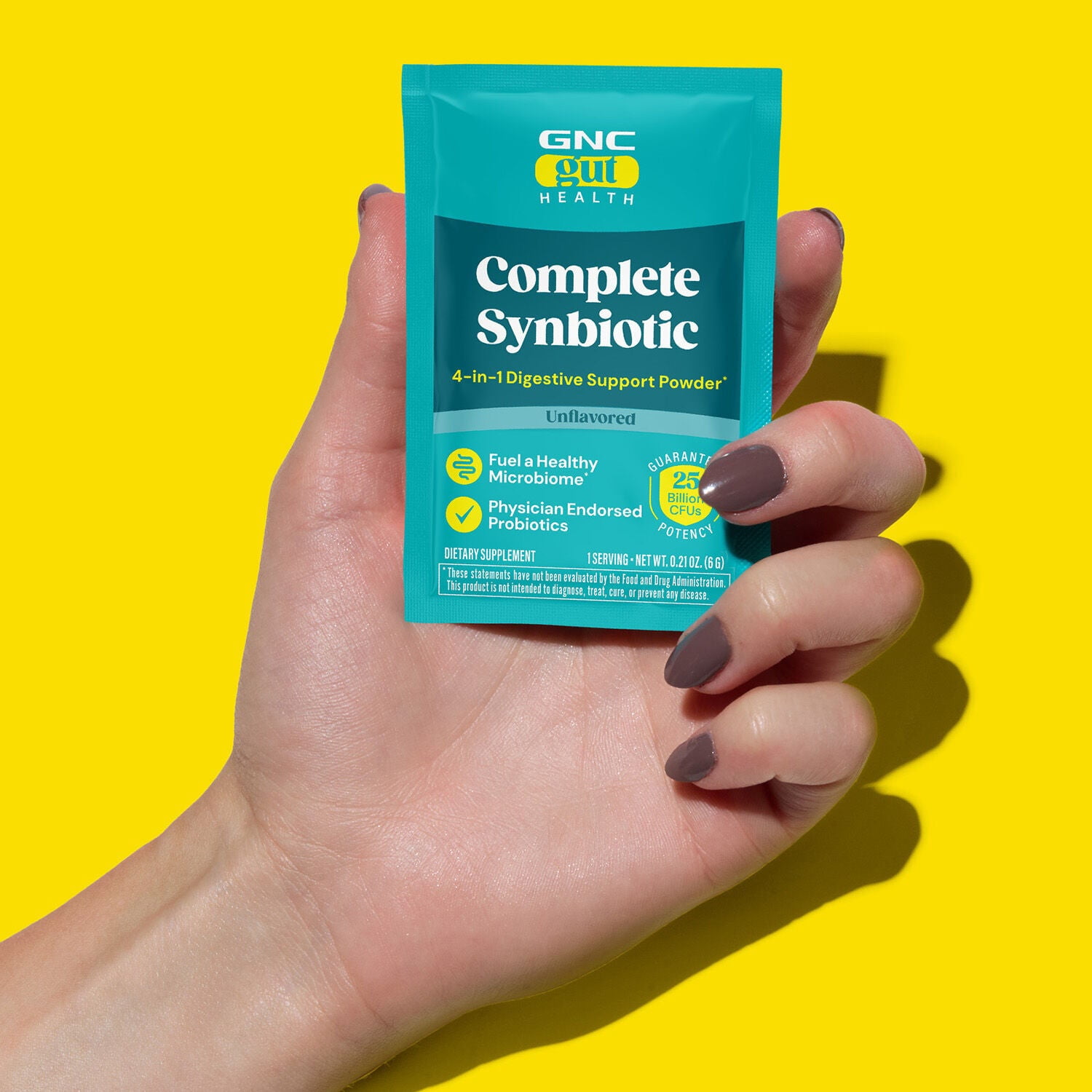 GNC Complete Synbiotic 4-in-1 Digestive Support Powder - Each Servings Contains Prebiotics, Probiotics, Post Biotics, and Glutamine (30 Servings)