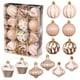 thumbnail image 1 of Herunwer Christmas Balls Ornament Christmas Baubles Decorative Ball Hanging Pendants for Xmas Wedding Anniversary Office Party Supplies, 1 of 3