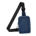 thumbnail image 2 of Bolso de pecho Yinane para hombre y mujer bolso cruzado portátil informal deportivo para correr ciclismo compras al aire libre montar Azul oscuro, 2 of 8