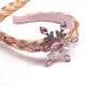 thumbnail image 5 of Sonducket Peluca Coleta de dibujos animados Bling Bling Hairpiece Mano Juguete de dibujos animados Fácil Lustrous Periwig Delicado Exquisito Ropa, zapatos y accesorios Miscelánea rosa copo de nieve, 5 of 6