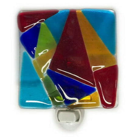 

Snazzy Glass - Night Light - Mosaic - Brights