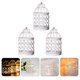 thumbnail image 3 of 3 PCS Forma de pájaros Candliestick Iron Candle Sticks Soporte de vela (sin vela), 3 of 6