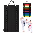 thumbnail image 1 of Martial Arts Belt Display, Hanging Karate Belt Rack Holds 12 Belts, 14 x 25, 1 of 5
