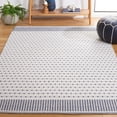 thumbnail image 2 of SAFAVIEH Montauk Nuala Abstract Dots Cotton Area Rug, Navy/Ivory, 6' x 6' Square, 2 of 9