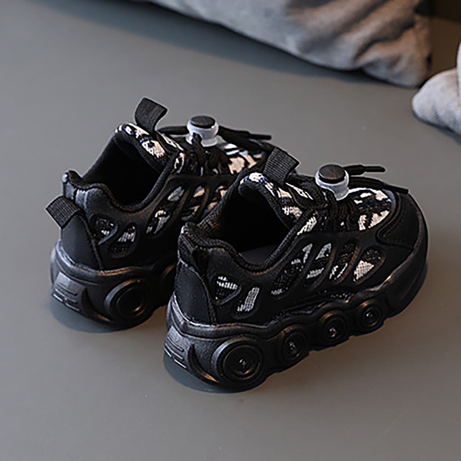 Girls slip on shoes black outlet