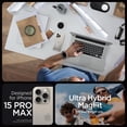 thumbnail image 2 of Funda de teléfono Spigen Ultra Hybrid MagFit para iPhone 15 Pro Max, 2 of 7