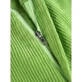 thumbnail image 4 of EYIIYE Pantalon Décontracté Taille Haute en Velours Côtelé Contrasté Patchwork pour Femmes, 4 of 8