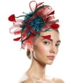 thumbnail image 1 of Hats For Women Fascinators Womens Pillbox Flower Hat For Tea Party Cocktail Ball Wedding Church, 1 of 8