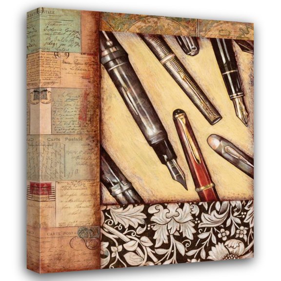 Susan Osborne 15x18 Gallery Wrapped Canvas Wall Art Titled - Calligraphy