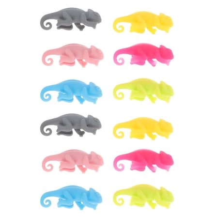 Toyandona Drink Markers Silicone Assorted Colors for Home Parties Nuolux 12Pcs