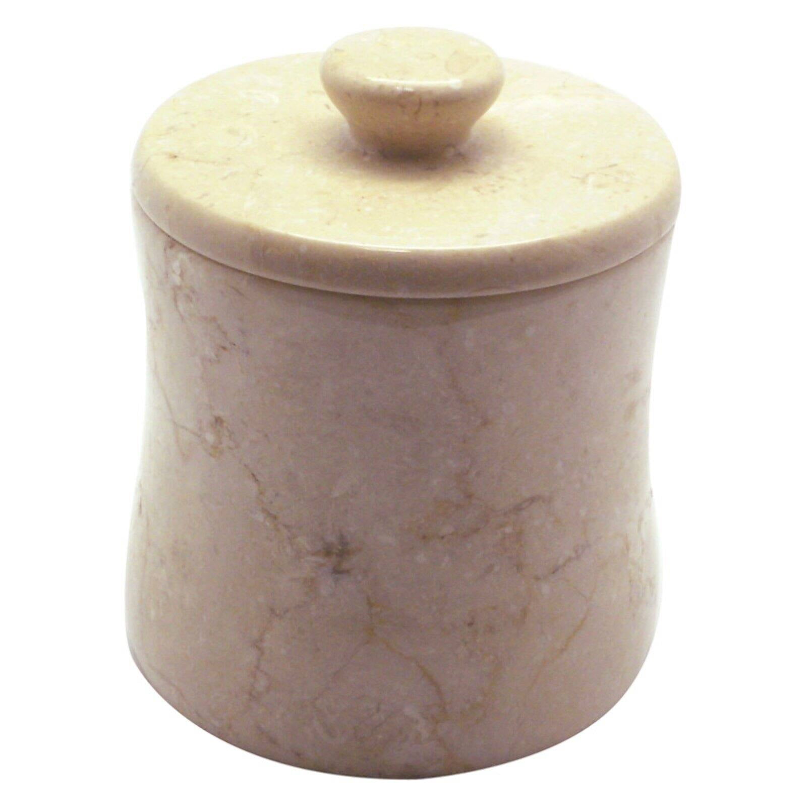 Creative Home Curvy Marble Cotton Ball Holder