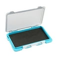 thumbnail image 2 of figatia Fishing Tackle Box Compact Fly s Box for Saltwater Fishermen Gift Camping Blue, 2 of 8