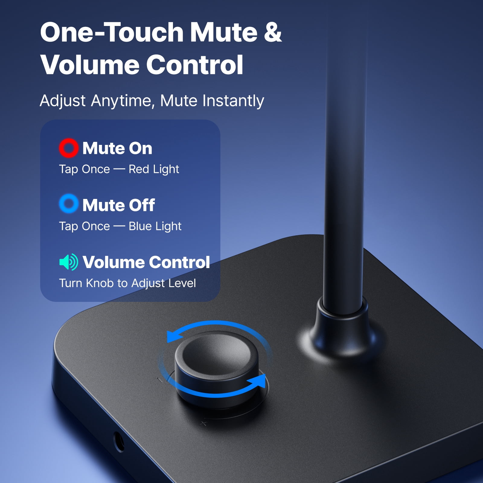 BOYA Gaming Computer USB Microphone for Business Meetings, Audiobook Recording, Interviews, ENC Noise Cancellation, 0–30 dB Gain, 9.7mm Capsule, 24 bit Studio Audio