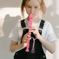 thumbnail image 4 of UPOUART 1Set Pink Plastic Clarinet 8 Hole Beginner Professional Practice Wind Instrument, 4 of 8