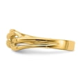 thumbnail image 3 of Solid 14k Yellow Gold Freeform Knot Ring Band Size 7.5, 3 of 6